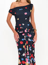 Winona Wrap Maxi Dress in Falling Floral