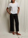 Sofia Short Sleeve Crew Neck Tee in White