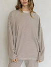 Levi Top in Almond Stripe