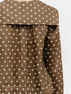On The Spot Blouse in Brown