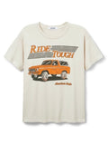 Ride Tough Merch Tee in Dirty White