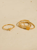 Oslo Ocean Charm Ring Set