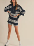 Take A Break Stripe Set in Navy Combo
