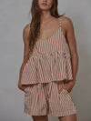Summer Stripes Tank in Red