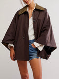 Bailey Cape in Italian Mocha