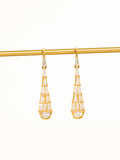 Ronze CZ Serpent Earrings