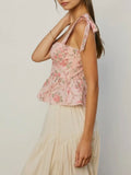 Charmed, I'm Sure Corset in Blush Garden