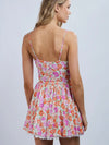 All the Trimmings Dress in Pink Floral