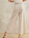 Poolside Stripe Pant in Beige