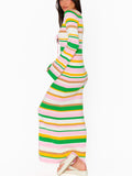 Vacay Maxi Dress in Multi Rib Knit