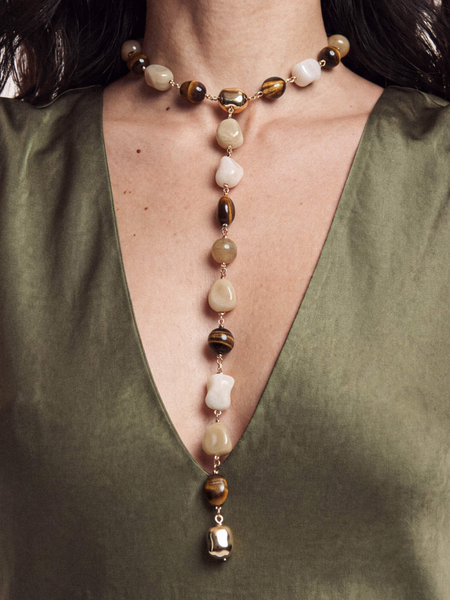 Serene Stone Lariat