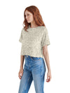 Cressa Sequin Top in Ivory