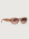 Bethnall Oval Sunglasses in Cocoa Taupe