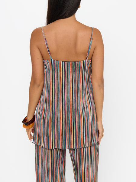 Abby Top in Sundown Stripe Knit