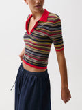 Ashlee Polo in Negroni Stripe
