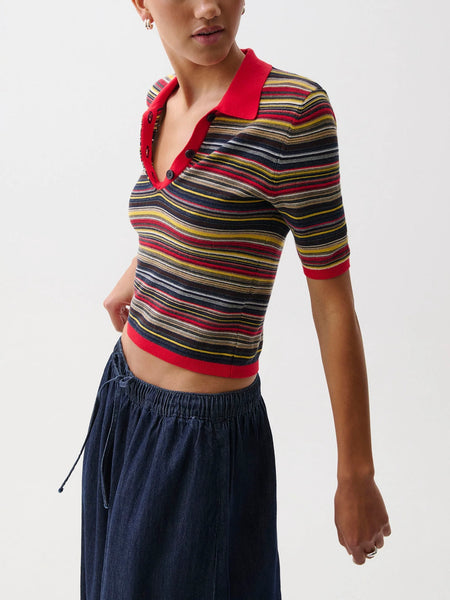 Ashlee Polo in Negroni Stripe