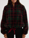 Leona Sherpa Jacket in Pine Hollow Plaid