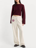 The Brushed Fleece Sweatpant in Oatmeal