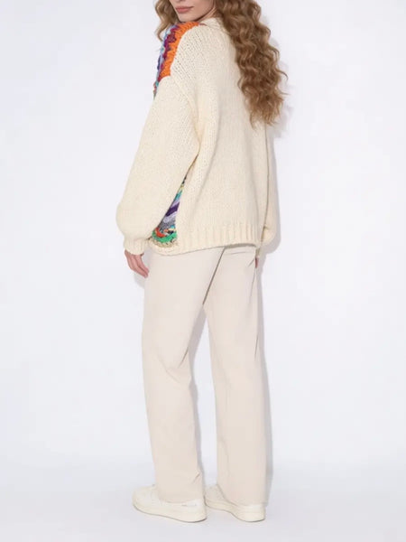 Rainbow Road Chunky Cardi in Multi