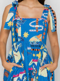 Best In Brazil Maxi Dress in Blue