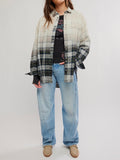 Lexi Plaid Shirt in Forest Green Combo