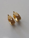 Stella Ribbed Hoops