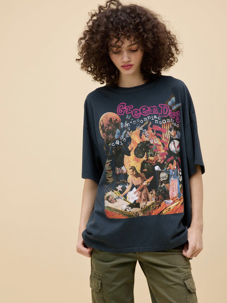 Daydreamer Athletic Club Colorblocked Sweatshirt in Brown Combo