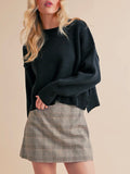 Simple Road Sweater in Black