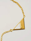 Fanny Triangle Necklace in Gold