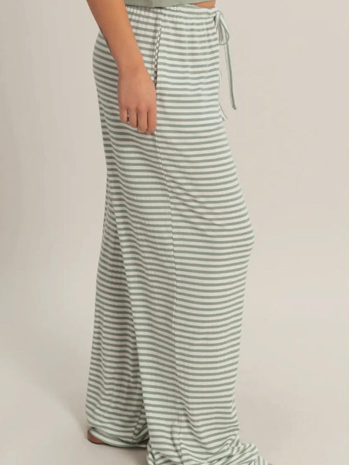 Wild Wide Leg Pant in Sage
