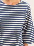 Somebody's Stripe Mini Dress in Navy