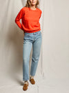 Alexi French Terry Sweatshirt in Tomato