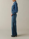 NCE Wide Leg Jean in Split Rinse