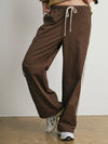 Down To Earth Stripe Pant in Brown