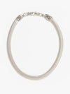 Snake Chain Collar in Silver