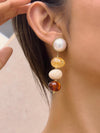 Alani Stone Earrings in Neutral