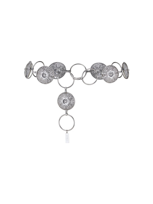 Rebel Road Belt in Silver