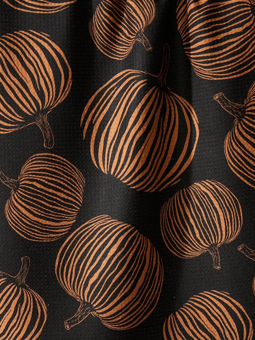 Pumpkin Noir Tea Towel