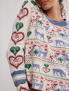 Blissful Layering Tee in Snowdrop Combo