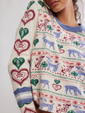Blissful Layering Tee in Snowdrop Combo