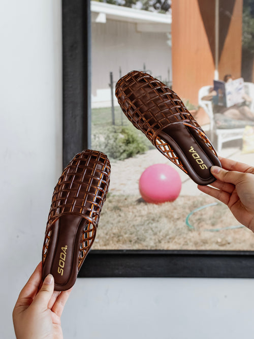 Hello, Jello Slides in Brown