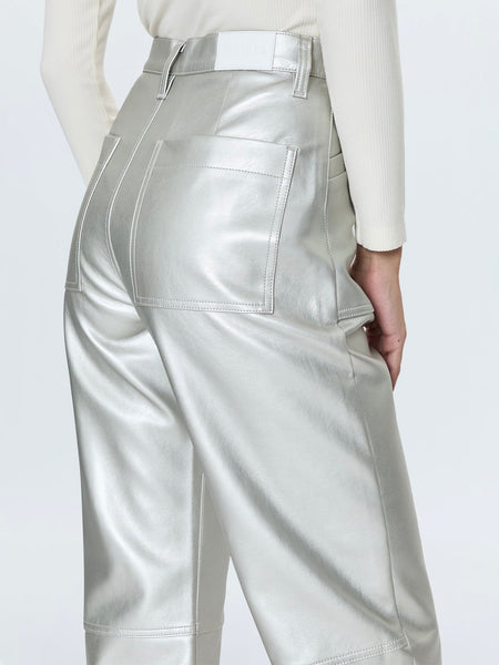 Taylor Faux Leather Pant in Party