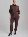 The Slim Cuff Pant 27.5 in Deep Mahogany