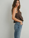 Did Someone Say Chocolate? Top in Brown