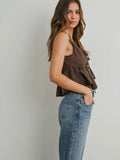 Did Someone Say Chocolate? Top in Brown