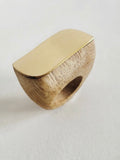 Wood & Brass Ring