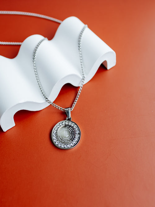 Prayer Warrior Necklace in Silver