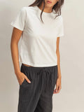 Crews Control Tee in Off White