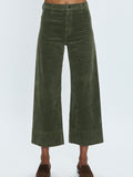 Penny Crop Corduroy Pant in Martini