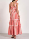 Cabana Bound Maxi in Coral Stripe